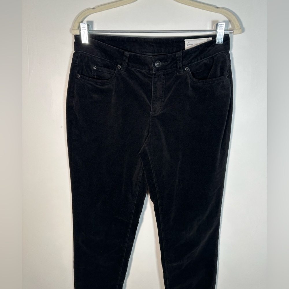 Vince Camuto  Black Corduroy Skinny Jeans Pants Zise 28 - Picture 6 of 12